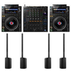 Pioneer DJ CDJ-3000 (Pair) + Pioneer DJM-A9 Mixer + 4 x  Bose L1 Pro 16 + All Audio & Link Cables Needed