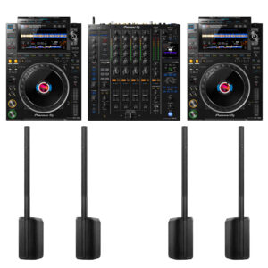 Pioneer DJ CDJ-3000 (Pair) + Pioneer DJM-A9 Mixer + 4 x  Bose L1 Pro 16 + All Audio & Link Cables Needed