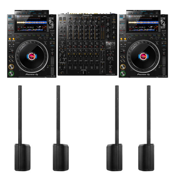 Pioneer DJ CDJ-3000 (Pair) + Pioneer DJM-V10 Mixer + 4 x  Bose L1 Pro 16 + All Audio & Link Cables Needed