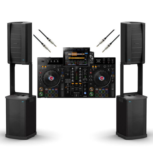 Pioneer DJ XDJ-RX3 + Bose F1 Model 812 (Pair)  + Audio Cables TRS 3m (Pair)