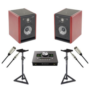 Focal Solo 6 (Pair) + Universal Audio Apollo Twin X USB + Monitors Stands (Pair) + Adam Hall XLR male to TRS 3M (Pair) (Copy)