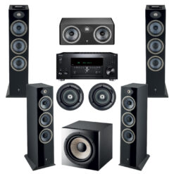 Focal Theva Powerful Luxury Bundle 9 - 5.1.4 Dolby Atmos (Virtual 9.1)  N3D,C,N3,ICW6 | Sub 1000F | Onkyo TX-RZ50