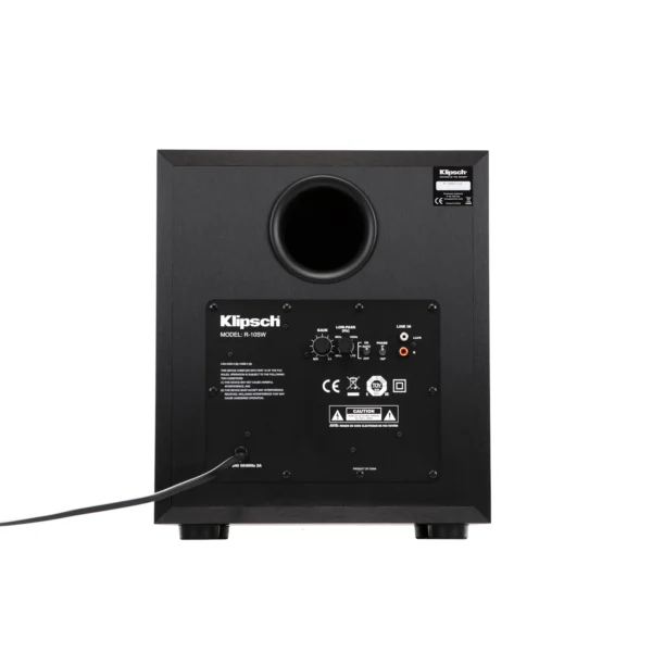 Klipsch R-10SW Subwoofer – 10" 150W Powered Bass Reflex Design - Image 3