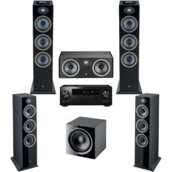 Focal Theva Powerful Luxury Bundle 2 - 5.1.2 Dolby Atmos (Virtual 7.1) N3D,C,N3 | Sub 600P | Pioneer VSX-LX305