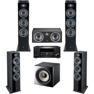 Focal Theva Powerful Luxury Bundle 1 - 5.1.2 Dolby Atmos (Virtual 7.1)  N3D,C,N3 | Sub 1000F | Onkyo TX-RZ50