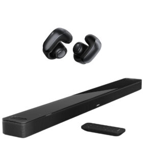 Bose Smart Soundbar 900 - Dolby Atmos +  Ultra Open Earbuds Set Black