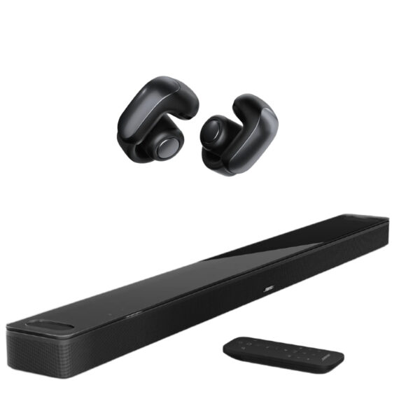 Bose Smart Soundbar 900 - Dolby Atmos +  Ultra Open Earbuds Set Black