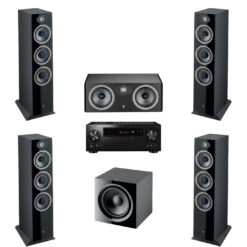 Focal Theva Powerful Luxury Bundle 4 - 5.1 - N2,C,N2 | Sub 600P | Pioneer VSX-LX305