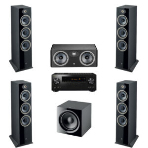 Focal Theva Powerful Luxury Bundle 3 - 5.1 - N3,C,N2 | Sub 600P | Pioneer VSX-LX305
