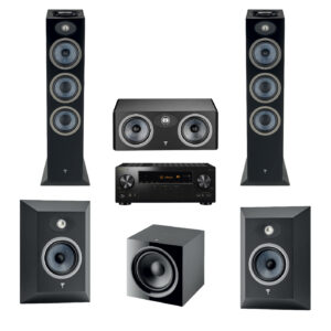 Focal Theva Powerful Luxury Bundle 6 - 5.1.2 Dolby Atmos (Virtual 7.1) N3D,C,Surround | Sub 600P | Pioneer VSX-LX305
