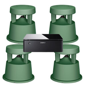 Bose Pro FreeSpace 360P Series II - Full Range Environmental In-Ground Loudspeaker 2 Pairs  + Bose Music Amplifier