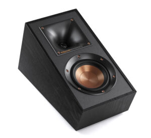 Klipsch R-41SA Dolby Atmos Surround Speakers (Pair) 4-Inch Woofer 100W Wall-Mountable Elevation Channel