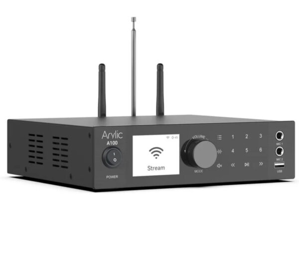 Arylic A100 Wireless Multiroom Full Digital HiFi Amplifier - Hi-Res Audio WiFi, Bluetooth, & AirPlay - Image 4