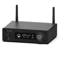 Alternative view of Arylic H50 Wireless Streaming Amplifier 50W ×2 Hi‑Res Audio, AirPlay 2, Bluetooth 5.2 & HDMI ARC