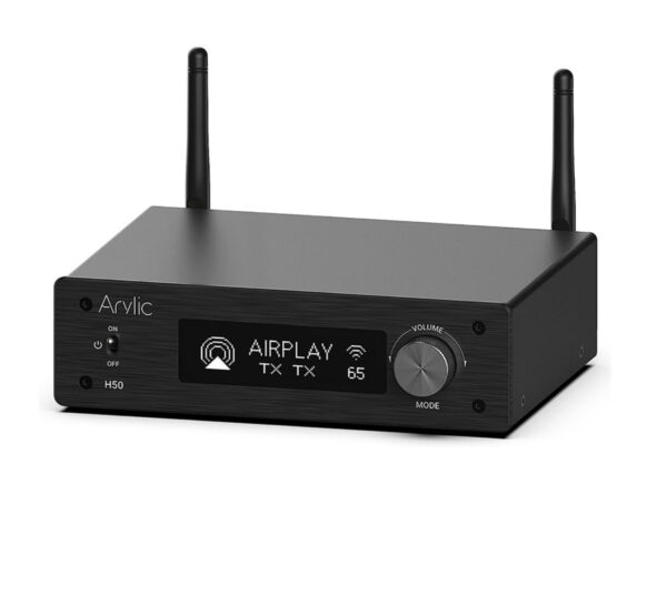 Arylic H50 Wireless Streaming Amplifier 50W ×2 Hi‑Res Audio, AirPlay 2, Bluetooth 5.2 & HDMI ARC - Image 2
