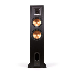 Klipsch R‑28F Floorstand Speaker – 8″ Dual Woofers, 1″ LTS Tweeter, 150 W RMS
