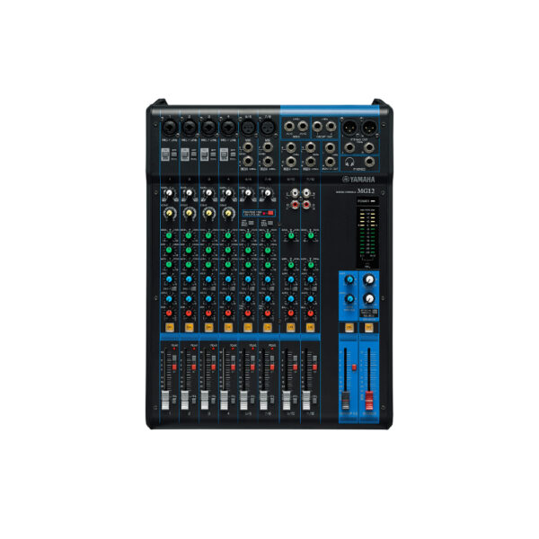 Yamaha MG12 12-Channel Analog Mixer – Studio-Quality Preamps, 6 Mic Inputs, Metal Chassis, Ideal for Live Sound, Recording & Installations
