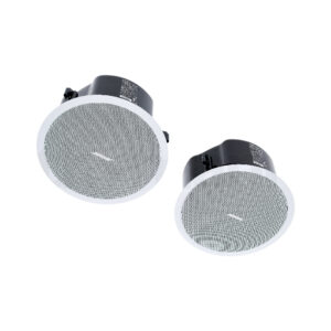 Bose FS4CE In-Ceiling Speakers (Pair, White) – 4.5" Full-Range Drivers, 80W Peak, 70/100V & Low-Z Compatible, Premium Audio for Commercial Ceiling Installations