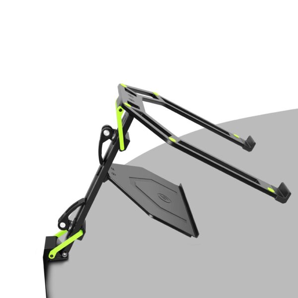 Gravity GLTS01B Adjustable Laptop Stand – Steel, Foldable, 315–490 mm Height Range, Non-Slip Rubber Pads, Black Powder-Coated Finish - Image 3
