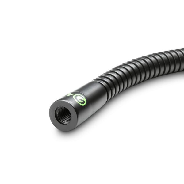 Gravity GMAGOOSES Small Gooseneck 170 mm – Steel Flexible Microphone Extension Arm, Dual 3/8" Threaded Ends, 15 mm Diameter, Black Powder-Coated Finish - Image 2
