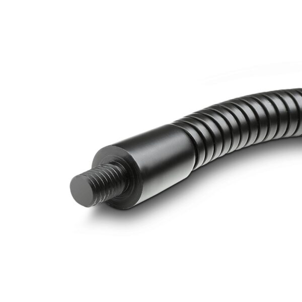 Gravity GMAGOOSES Small Gooseneck 170 mm – Steel Flexible Microphone Extension Arm, Dual 3/8" Threaded Ends, 15 mm Diameter, Black Powder-Coated Finish - Image 3