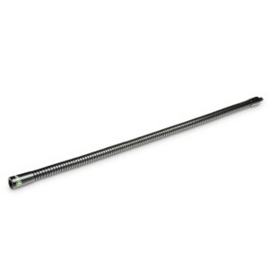 Gravity GMAGOOSEXL Extra Long Gooseneck 460 mm – Steel Flexible Microphone Arm, 3/8" Male & Female Threaded Ends, 15 mm Diameter, Black Powder-Coated Finish