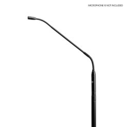 Alternative view of Gravity GMS23XLRB Microphone Stand – Adjustable Height 1030–1690 mm, Integrated XLR Cable, Heavy Round Base, Steel Build, Professional Black Finish