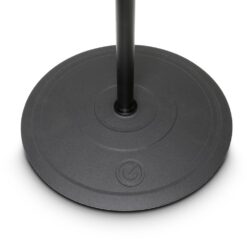 Alternative view of Gravity GMS23 Microphone Stand – Adjustable Height 1000–1680 mm, Round Base, Steel Construction, 3/8″ Thread, Black Powder-Coated Finish