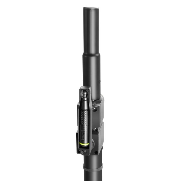 Gravity GSP2472B Speaker Stand – Adjustable Height 1470–2420 mm, Heavy-Duty Steel Build, Tripod Base, 35 mm Mounting Pole, Black Powder-Coated Finish - Image 4