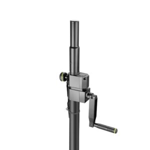 Gravity GSP2472B Speaker Stand – Adjustable Height 1470–2420 mm, Heavy-Duty Steel Build, Tripod Base, 35 mm Mounting Pole, Black Powder-Coated Finish