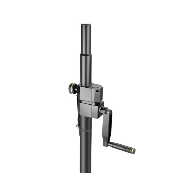 Gravity GSP2472B Speaker Stand – Adjustable Height 1470–2420 mm, Heavy-Duty Steel Build, Tripod Base, 35 mm Mounting Pole, Black Powder-Coated Finish