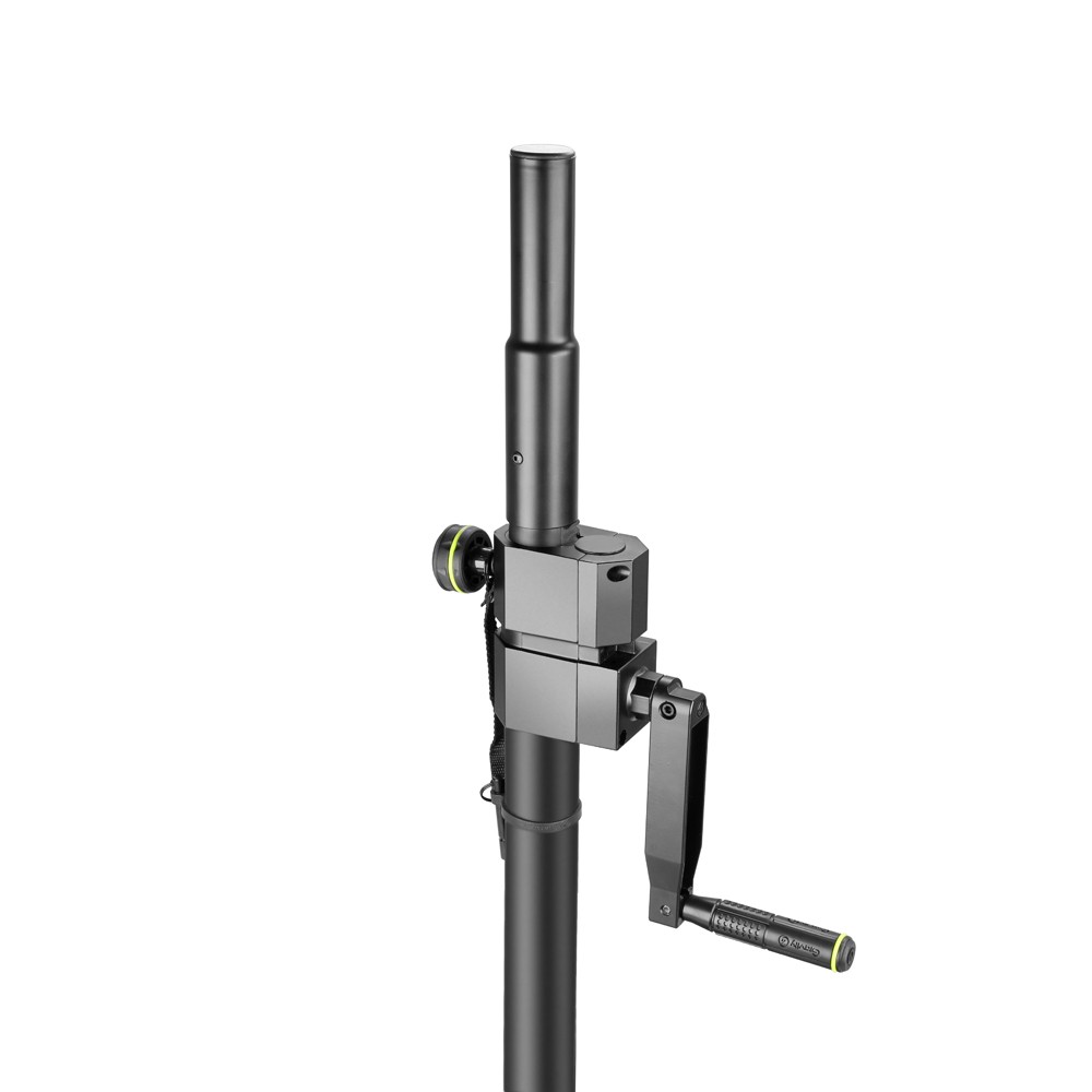 Gravity GSP2472B Speaker Stand – Adjustable Height 1470–2420 mm, Heavy-Duty Steel Build, Tripod Base, 35 mm Mounting Pole, Black Powder-Coated Finish