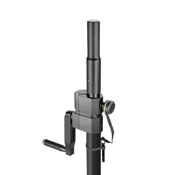 Gravity GSP2472B Speaker Stand – Adjustable Height 1470–2420 mm, Heavy-Duty Steel Build, Tripod Base, 35 mm Mounting Pole, Black Powder-Coated Finish - Image 3