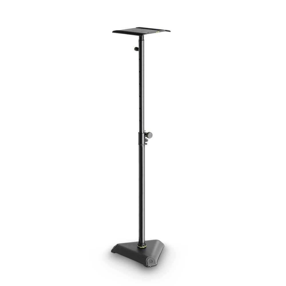 Gravity GSP3202VT VARI®-TILT Studio Monitor Speaker Stand – Adjustable Height, 10° Tilt, 50 kg Capacity, Black Finish