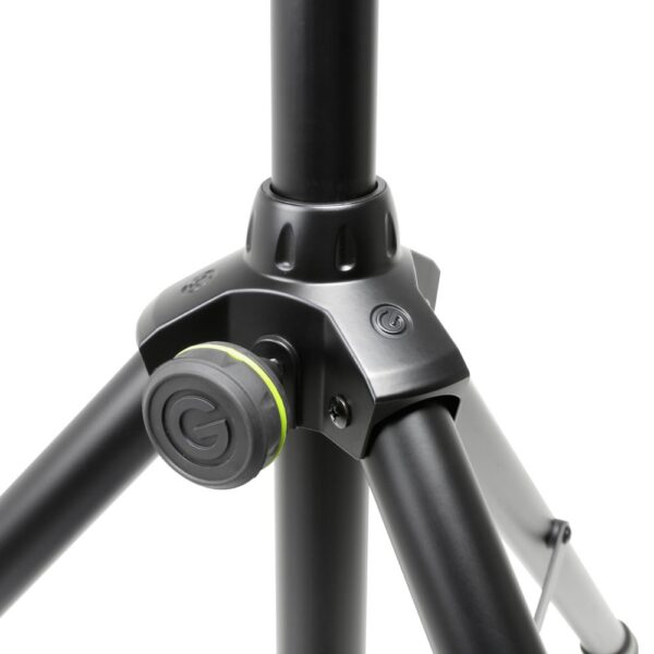 Gravity GSP5211ACB Speaker Stand – Adjustable Height 1060–1920 mm, Air-Cushioned, Steel Build, Tripod Base, 35 mm Mounting Pole, Black Powder-Coated Finish