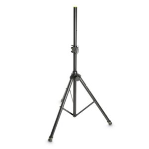 Gravity GSP5211B Adjustable Speaker Stand – 50 kg Load Capacity, Black Steel, Height Adjustable Tripod