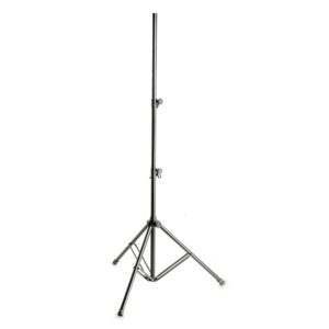 Gravity GSP5522B Double Speaker Stand – Dual Mount, 50 kg Load Capacity per Pole, Adjustable Height, Black Steel