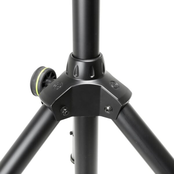 Gravity GSP5522B Double Speaker Stand – Dual Mount, 50 kg Load Capacity per Pole, Adjustable Height, Black Steel - Image 2