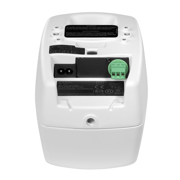 Genelec 4010A 3" Installation Speaker  50W RMS, 96 dB SPL, Compact Active Loudspeaker for Commercial & Architectural Applications - White - Image 4