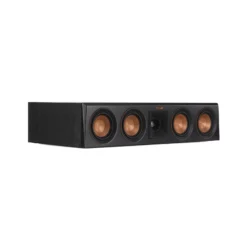 Alternative view of Klipsch RP‑404C Center Channel Black – Quad 4″ Cerametallic Woofers & 1″ Titanium LTS Tweeter with Tractrix® Horn – 125W RMS