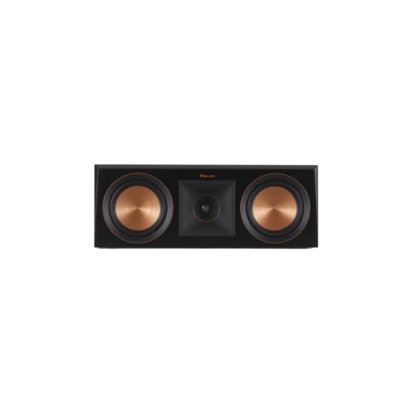 Klipsch RP‑500C Center Channel Speaker Walnut – Dual 5.25″ Cerametallic Woofers & 1″ Titanium Horn Tweeter – 100W RMS - Image 3