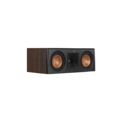 Klipsch RP‑500C Center Channel Speaker Walnut – Dual 5.25″ Cerametallic Woofers & 1″ Titanium Horn Tweeter – 100W RMS