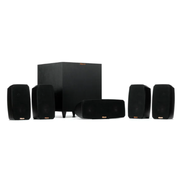 Klipsch Reference Theater Pack 5.1 Surround Sound System – Wireless Subwoofer, Horn-Loaded Technology, Compact Home Theater Audio - Image 2