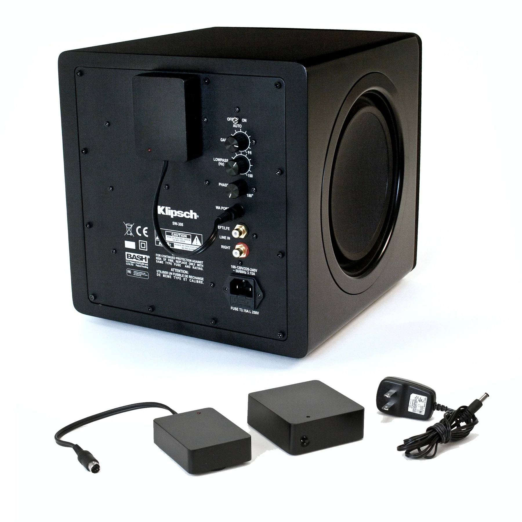 Klipsch WA-2 Wireless Subwoofer Kit – High-Fidelity Wireless Audio Adapter for Compatible Klipsch Subwoofers