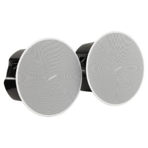 Bose DM5C In-Ceiling Speakers (Pair, White) – 5.25" Full-Range Drivers, 125W Peak, 70/100V or Low-Z Compatible, Premium Audio for Commercial Ceiling Installations