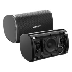 Bose DM5SE Surface-Mount Loudspeakers (Pair, Black) – 5.25" Drivers, 125W Peak Power, Weather-Resistant, Clear Full-Range Sound for Commercial Indoor & Outdoor Use