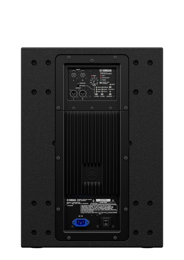 Yamaha DXS12mkII Powered Subwoofer – 12" Driver, 1020W Class-D Amplifier, Deep 42Hz Bass, Compact High-SPL Design with DSP for Live Sound & Portable PA Systems - Image 6