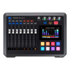 Tascam Mixcast 4 – 14 Track Recorder & USB Audio Interface – All-in-One Podcast & Livestream Production Studio