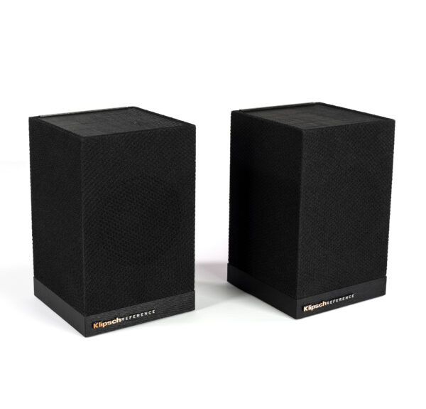 Klipsch SURROUND 3 Wireless Surround Sound Speakers (Pair) – 60W RMS, Plug-and-Play, Premium Acoustic Performance for Home Theater Systems