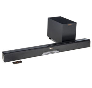 Klipsch RSB-6 Soundbar with Dual Woofers & Dual Tweeters + 6.5" Wireless Subwoofer – 60W RMS